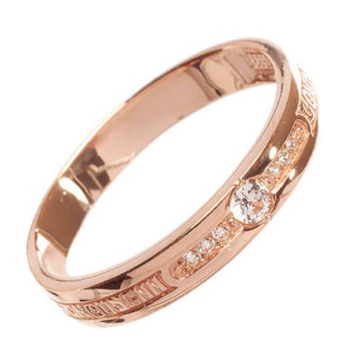 Женское золотое кольцо Спаси и сохрани 15950
