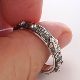 Кольцо четки Спаси и сохрани крутящееся 16695