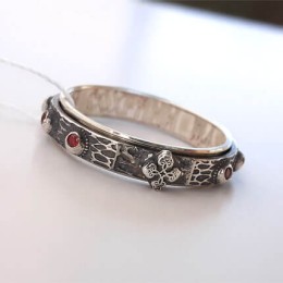 Кольцо четки Спаси и сохрани крутящееся 16695