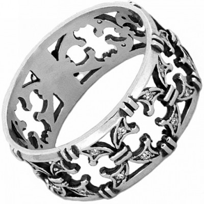 Cеребряное кольцо православное 17473