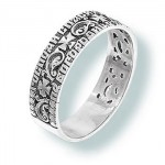 Серебряное кольцо православное мужское женское