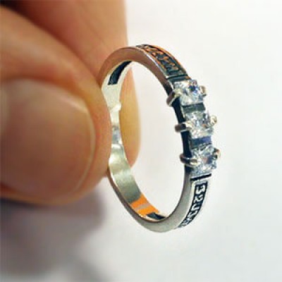 Серебряные кольца с фианитами 37754
