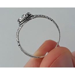 Серебряное кольцо православное женское 42872