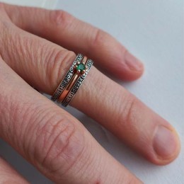 Позолоченное кольцо православное Бог есть любовь 43607