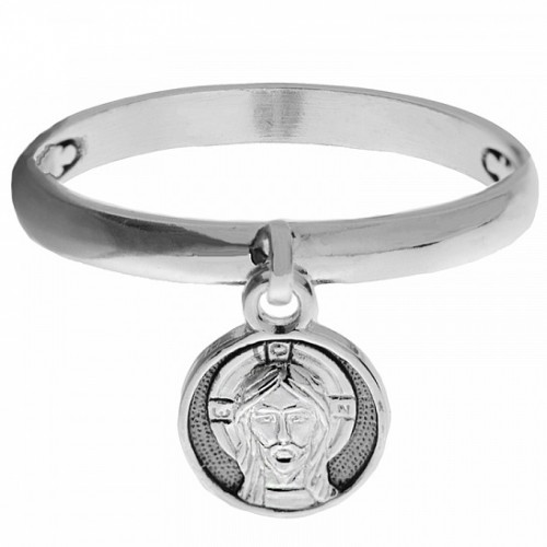 Православное кольцо с иконкой Нерукотворный Спас 43625