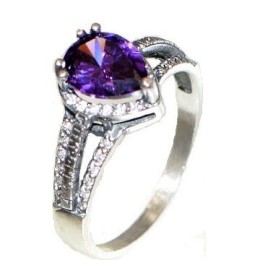 Серебряные серьги с фианитами 48963