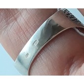 Серебряное кольцо с черным ониксом мужское 