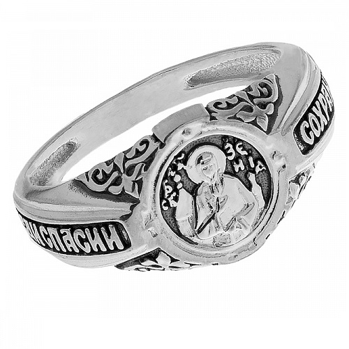 Православное кольцо с иконкой Ксения Петербургская 49195