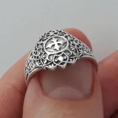 Cеребряное кольцо православное женское арт. 52510