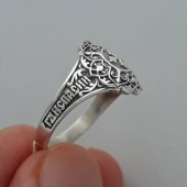 Cеребряное кольцо православное женское арт. 52510