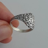 Cеребряное кольцо православное женское арт. 52510