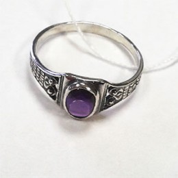 Кольцо с фианитом молитва Богородице 30694