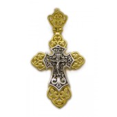 Серебряный крест с позолотой арт. 294911
