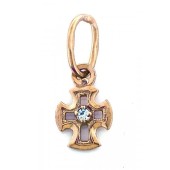 Серебряный крест с позолотой арт. 295032