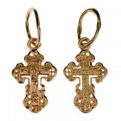 Серебряный крест с позолотой арт. 339846