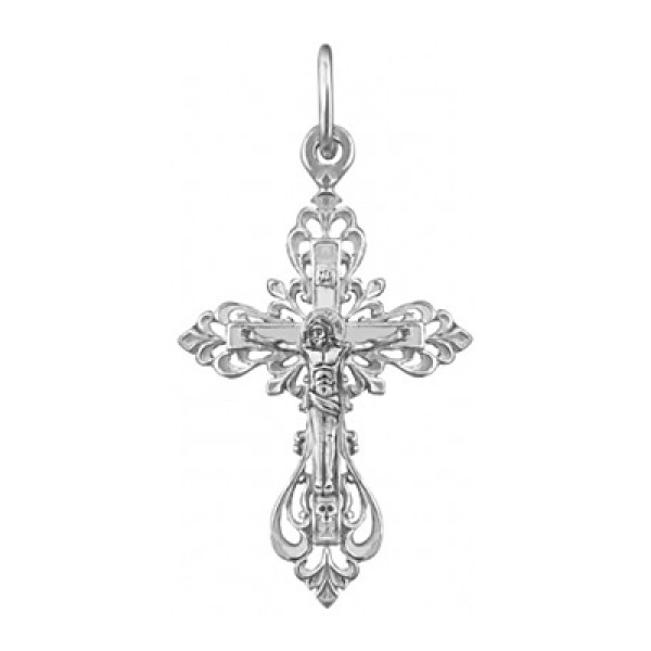 Серебряный крестик 294263