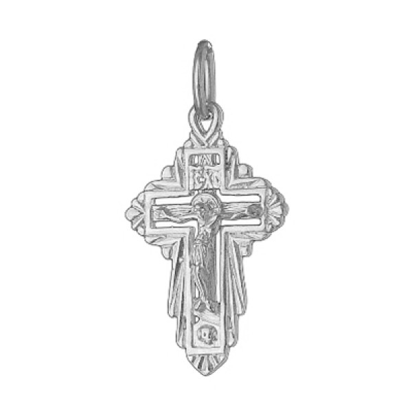Серебряный крестик 294270
