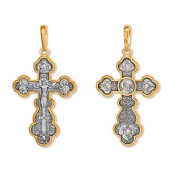 Серебряный крестик арт. 294417