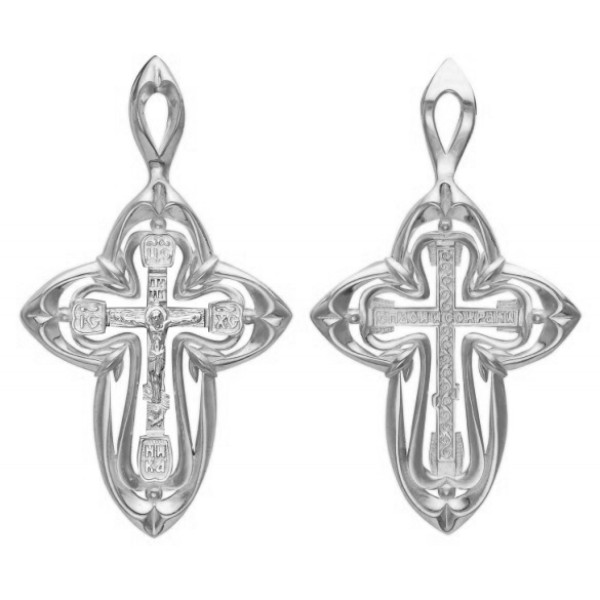 Серебряный крестик 295151