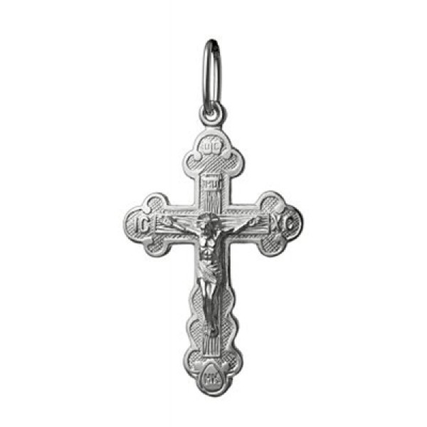 Серебряный крестик 295289