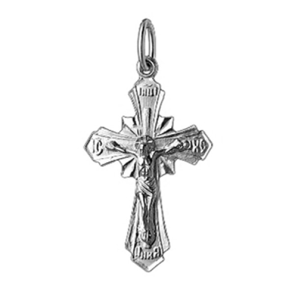 Серебряный крестик 295306