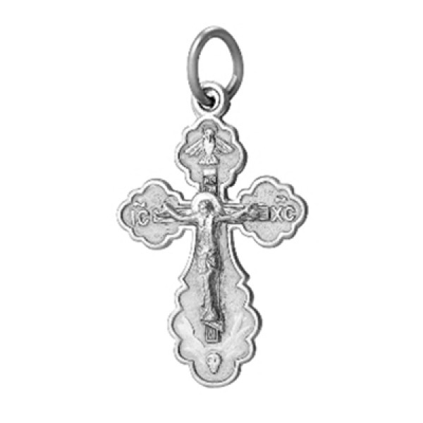 Серебряный крестик 295313