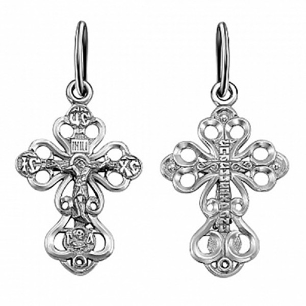 Серебряный крестик 295396