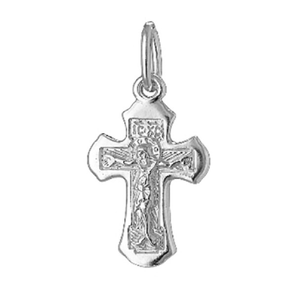 Серебряный крестик 295399