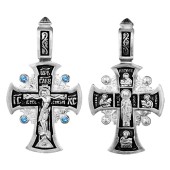 Серебряный крестик 4 евангелиста, арт. 297897