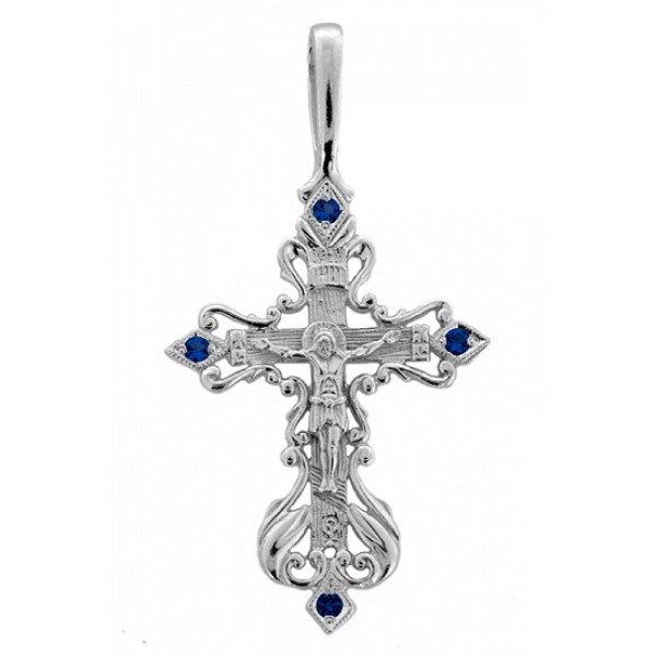 Серебряный крестик 298050