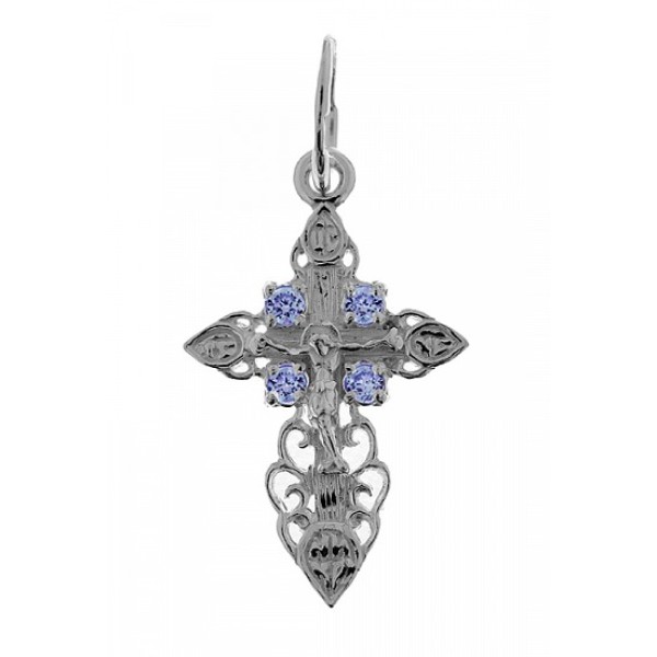 Серебряный крестик 298067