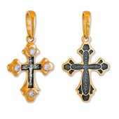 Серебряный крестик арт. 299153