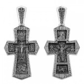 Серебряный крестик Михаил Архангел арт. 316714
