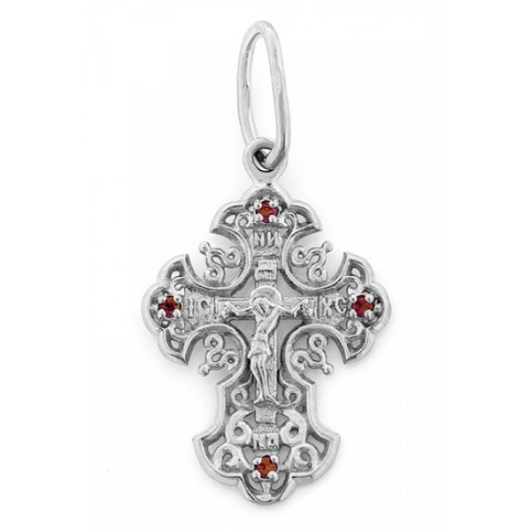 Серебряный крестик 316741