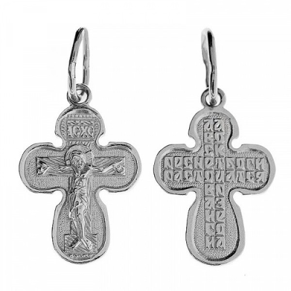 Серебряный крестик 326861