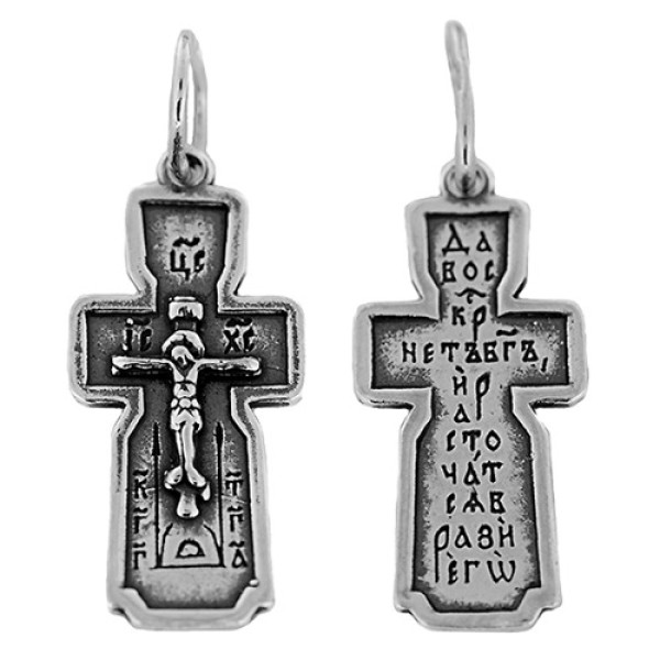 Серебряный крестик 331564