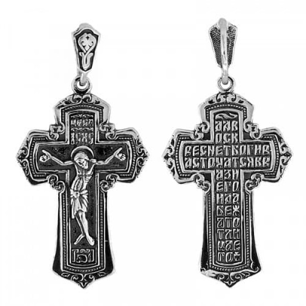 Серебряный крестик 331578