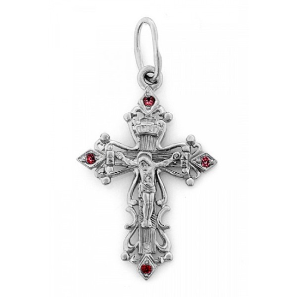 Серебряный крестик 298048