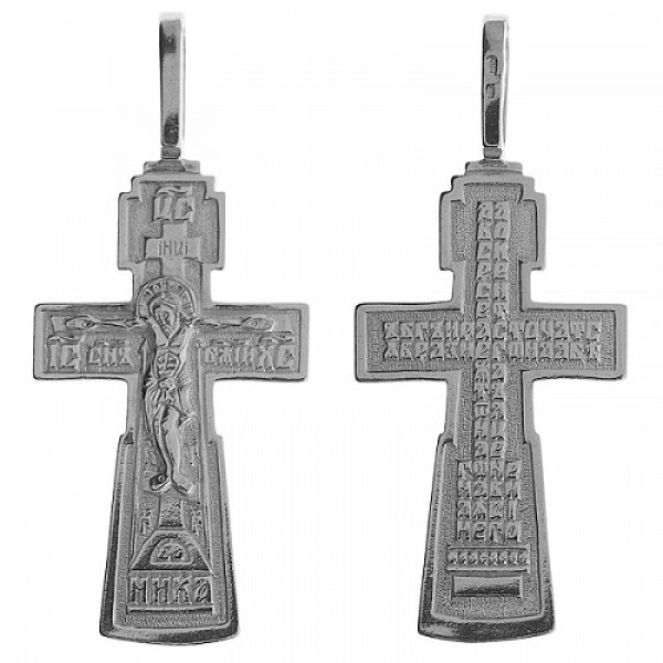 Серебряный крестик 335962