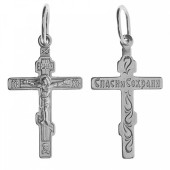 Серебряный крестик арт. 339029