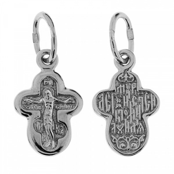 Серебряный крестик 339058