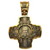 Серебряный крестик без распятия мужской арт. 341000
