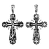 Серебряный крестик 50 Псалом арт. 342907