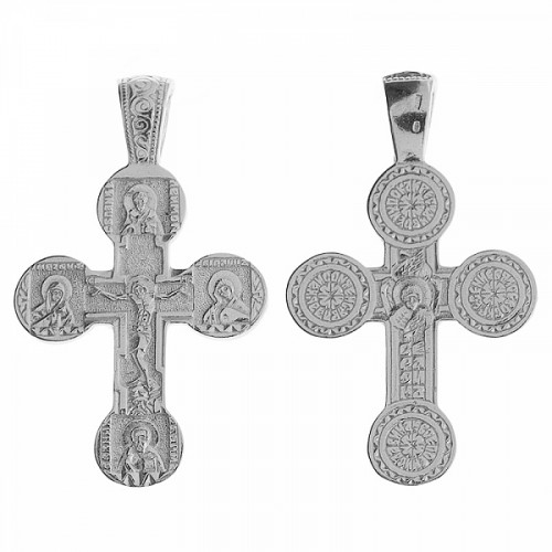 Крест серебряный православный 344599