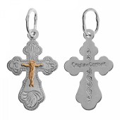 Серебряный крестик арт. 346027