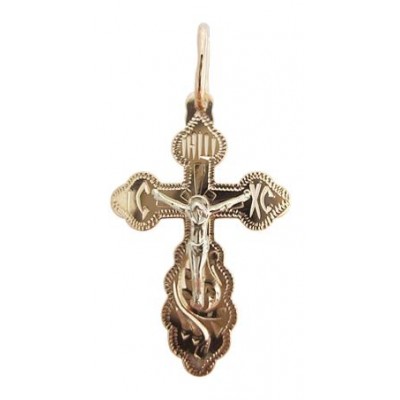 Крест православный золотой 31256