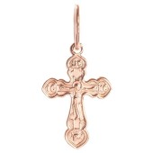 Золотой крестик для крещения арт. 45503
