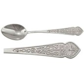 Серебряная ложка чайная Христианские символы