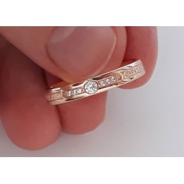 Женское золотое кольцо Спаси и сохрани 15950