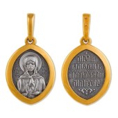 Позолоченная подвеска Матрона Московская для мужчин и женщин, арт. 295813